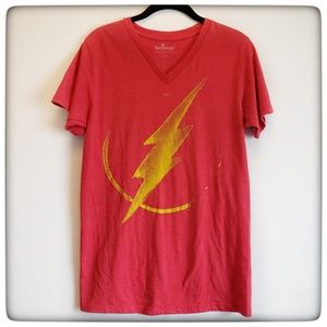 Flash Justice League V-neck Tee - Six Flags